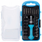 Image for Blue Spot Ratchet Screwdriver Socket Set - 30 Piece