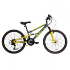 Image for Falcon Neutron Mountain Bike - Grey/Yellow - 24" Wheels