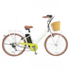 Image for Elswick Electric Ladies Heritage Bike - White - 17" Frame