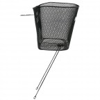Image for Mesh Front Cycle Basket with Stem - Black