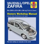 Image for Vauxhall Zafira 09 - 64 - Haynes Manual