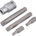 Image for Draper Expert 5 Piece XZN Bit Set - 1/2" Square Drive