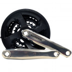 Image for Shimano Tourney TY MTB Crankset 185.5 mm Q-Factor Triple Chainset 3x8/7/6-Speed