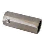 Image for 57mm Straight Stainless Steel Exhaust Trim