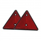 Image for Rear Reflective Trailer Triangles - Black Surround - Pair of 2