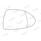 Image for Heated Mirror Glass with backing plate for Vauxhall Corsa D 2006-2016 & Vauxhall Corsa E 2014 - 2018 - Right Hand Side