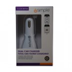 Image for iSimple 2.4A Dual USB Charger - White