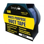 Image for Multi-Purpose 10m Duct Tape - Black 