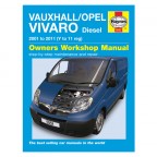 Image for Vauxhall/Opel Vivaro Diesel Manual 01-11 - Haynes Manual