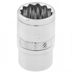 Image for Draper 3/8" Square Drive 12 Point Socket - 13mm