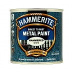 Image for Hammerite Metal Paint - Hammered - White - 250ml