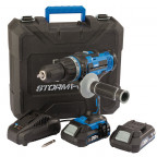 Image for Draper Storm Force® 20V Combi Drill - (2 x 2.0Ah Batteries 1 x Charger)