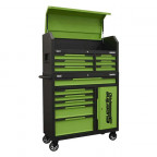Image for Sealey Superline Pro Top Chest & Roll Cab Combination 12 Drawer - Green