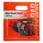 Image for Autobar Mini Blade Fuses 2 - 30 Amp (10 Pack)