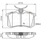 Image for Brake Pad Set