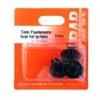 Image for Bumper Push Type Retainer - Black (Toyota)