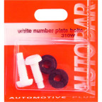 Image for Plastic Number Plate Fixings - White