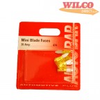 Image for Mini Blade Fuses 20 Amp - Pack 3