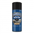 Image for Hammerite Metal Paint - Smooth - Black - 400ml Aerosol