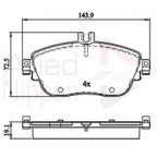 Image for Brake Pad Set