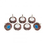 Image for Blue Spot 80 Grit 31.5mm Flap Wheels - 7 Piece