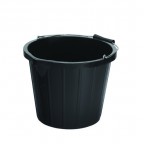 Image for Martin Cox Black Bucket With Handle - 15 Litre
