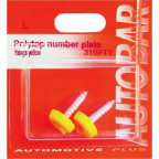 Image for Polytop Number Plate Fittings - Yellow