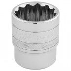Image for Draper 1/2" Square Drive 12 Point Socket - 28mm