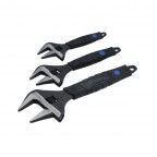 Image for Laser Tools Wide Mouth Adjustable Wrench Set - 3 Pack