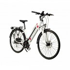 Image for Oxygen S-Cross ST Electric Commuter Bike - White - 17"/700C/13A