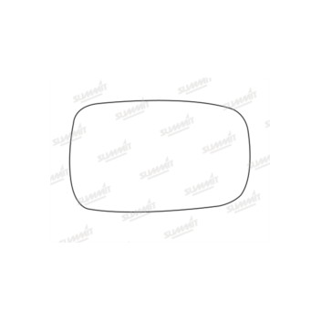 Image for Convex Mirror Glass with Backing Plate for Renault Laguna 2001 - 2007 - Left Hand Side