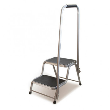 Image for Maypole Steel Double Caravan Step With Handrail