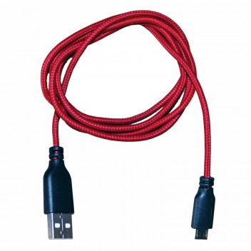 USB to Micro USB Braide Cable - Red Image for USB to Micro USB Braide Cable - Red