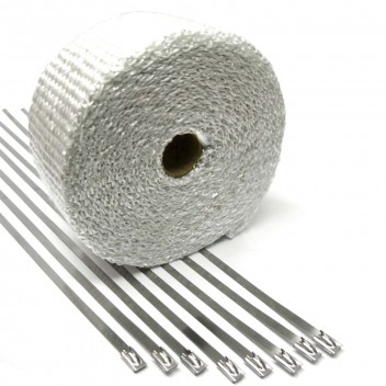 Image for E-Tech Exhaust Wrap 5m x 50mm Roll - White