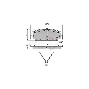 Image for Brake Pad Set