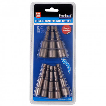 Image for Blue Spot 6-13mm Magnetic Nut Driver Set - 8 Piece