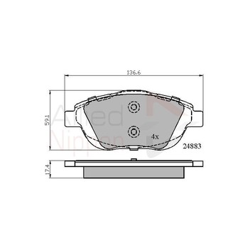Image for Brake Pad Set