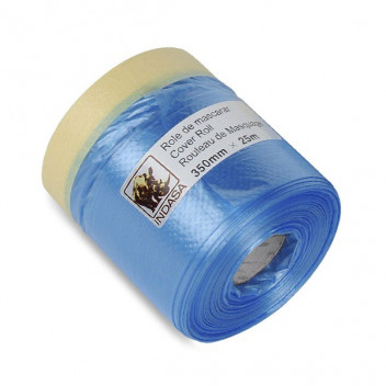 Image for MASKING COVER ROLL 350mm x 25m PRE TAPED