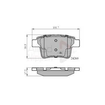 Image for Allied Nippon Brake Pads