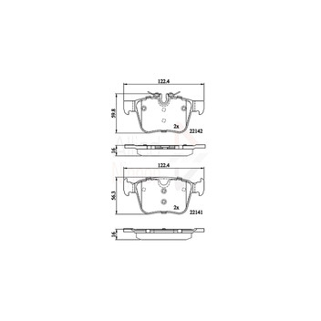 Image for Brake Pad Set