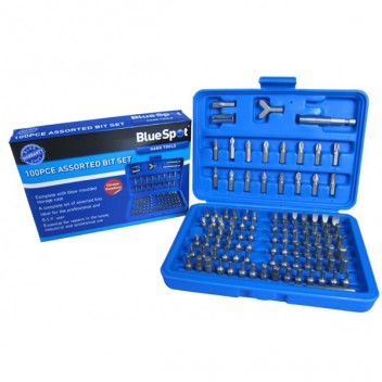 Image for Blue Spot Security Screwdriver Bit Set - 100 Piece