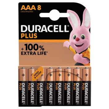 Image for Duracell Ultra AAA LR03 Batteries - 8 Pack
