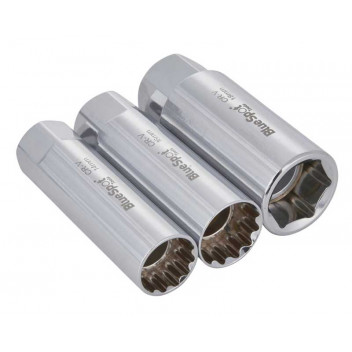 Image for Blue Spot 3/8" Thin Wall Spark Plug Sockets - 14, 16, 18mm
