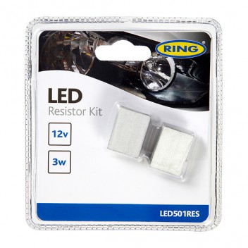 Image for Ring 12v T10 Wedge Resistor Kit for LED Bulbs