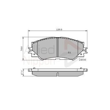 Image for Allied Nippon Brake Pads