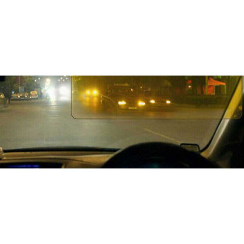 Stay Safe On The Road: 2-in-1 Day & Night Anti-Glare Driving Sun Visor &  Car Anti-Glare Mirror