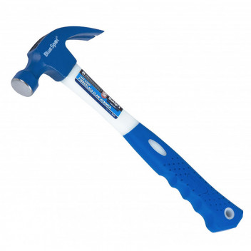Image for Blue Spot Fibreglass Claw Hammer- 450g