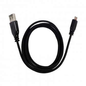 USB to Micro USB Braided Cable - Black Image for USB to Micro USB Braided Cable - Black