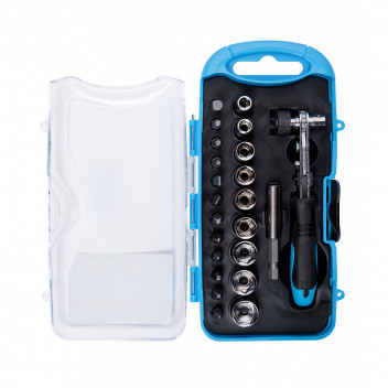 Image for Blue Spot Offset Ratchet Bit and Socket Set - 23 Piece