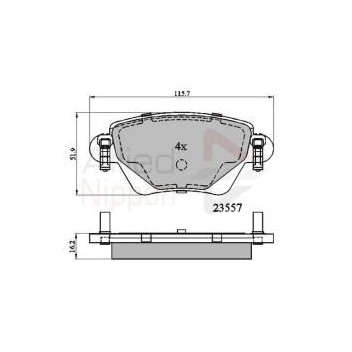 Image for Allied Nippon Brake Pads